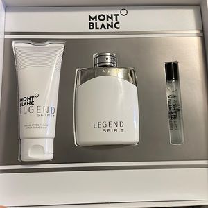 Brand New Set of Mount Blanc Cologne Legend Spirit Set